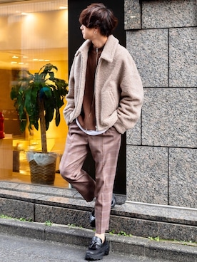 「アイテム（ピアス（片耳用））」を使った、げんじ 2さん（メンズ・175cm・20代）の秋コーディネート