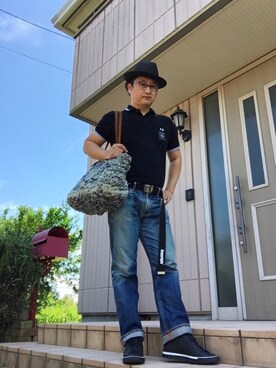 「ART COMES FIRST（アートカムズファースト）のアイテム」を使った、いえちゃんさん（メンズ・173cm）の夏コーディネート