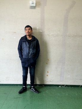 「DIESEL（ディーゼル）のアイテム（ブルゾン）」を使った、83さん（メンズ・171cm）の秋コーディネート