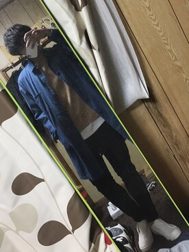 「SEVENDAYS=SUNDAY（セブンデイズサンデイ）のアイテム（トレンチコート）」を使った、翔吾さん（メンズ・175cm）の春コーディネート