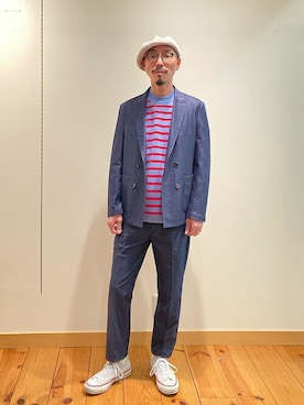 今井さん（メンズ・166cm）の春コーディネート