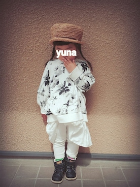「NET（ネット）のアイテム（ワンピース/ドレス）」を使った、yuna_rinaさん（キッズ・100cm）の春コーディネート