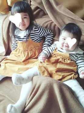 yuna_rinaさん(キッズ・100cm)の冬コーディネート