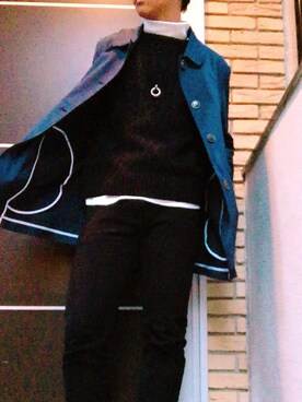 「Levi's（リーバイス）のLEVI'S VINTAGE CLOTHING/リーバイス ヴィンテージ クロージング　　1969 606 JEANS              （デニムパンツ、ブラック系）」を使った、kousukeさん（メンズ・174cm）の冬コーディネート