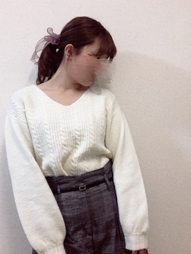 「ローポニーテール」｜ryryryryryさん（レディース・152cm）の秋コーディネート