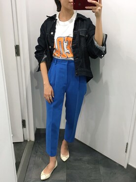 「URBAN RESEARCH DOORS WOMENS（アーバンリサーチ ドアーズ ウィメンズ）のアイテム（バレエシューズ）」を使った、KUMIさん（レディース・160cm）の春コーディネート