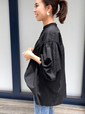 「こっとんぶらうす」｜KUMIさん（レディース・160cm）の夏コーディネート