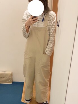「SEVENDAYS=SUNDAY（セブンデイズサンデイ）のアイテム（オールインワン・サロペット）」を使った、Kさん（レディース・158cm）の春コーディネート