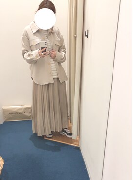 「SEVENDAYS=SUNDAY（セブンデイズサンデイ）のアイテム（ブルゾン）」を使った、Kさん（レディース・158cm）の春コーディネート