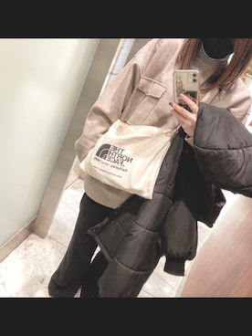 「RAGEBLUE（レイジブルー）のアイテム（その他トップス）」を使った、Kさん（レディース・158cm）の冬コーディネート