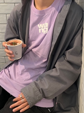 「alexanderwang（アレキサンダーワン）のアイテム（トップス）」を使った、swirさん（メンズ・183cm）の春コーディネート