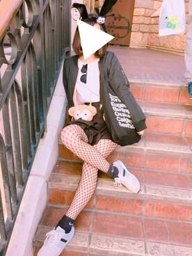 ayana さんの「WEGO/カノコ無地プリーツミニスカート」を使ったコーディネート