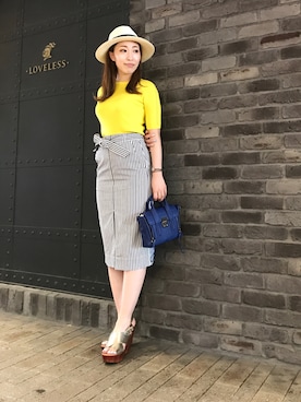 「summer」｜aguriさん（レディース・160cm）の夏コーディネート