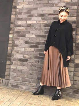 「TOGA PULLA（トーガ　プルラ）のアイテム」を使った、aguriさん（レディース・160cm）の夏コーディネート