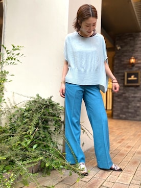 aguriさん（レディース・160cm）の夏コーディネート