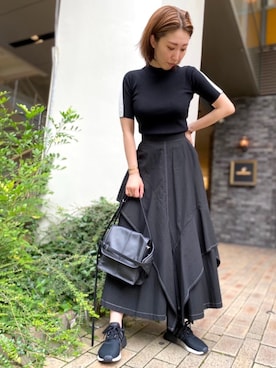 「alexanderwang（アレキサンダーワン）のアイテム」を使った、aguriさん（レディース・160cm）の夏コーディネート