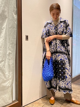 「エコバッグ」｜aguriさん（レディース・160cm）の春コーディネート