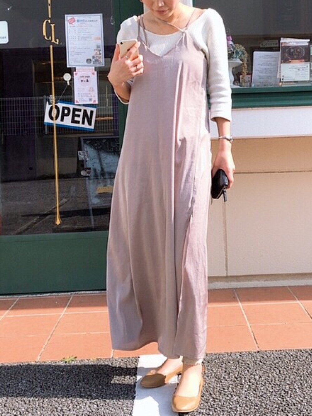 6（ロク）の「＜6(ROKU)＞BIG THERMAL U-NECK/ｶｯﾄｿｰ◇（Tシャツ
