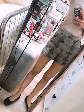 「TAN（タン）のアイテム（パンツ）」を使った、cotiwaさん（レディース・163cm）の春コーディネート