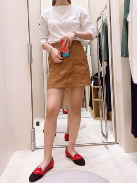 「Charlotte Olympia（シャーロットオリンピア）のアイテム」を使った、cotiwaさん（レディース・163cm）の秋コーディネート