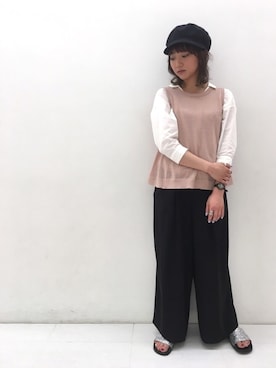 Seina Yamanamiさん(レディース・162cm)の夏コーディネート