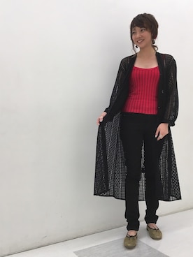「cheap monday」｜「アイテム（ワンピース/ドレス）」を使った、Seina Yamanamiさん（レディース・162cm）の夏コーディネート