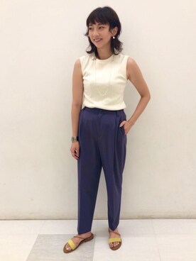 Seina Yamanamiさん（レディース・162cm）の夏コーディネート