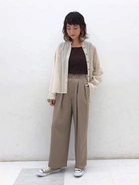 Seina Yamanamiさん（レディース・162cm）の夏コーディネート