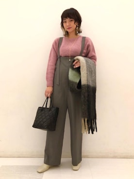 Seina Yamanamiさん（レディース・162cm）の冬コーディネート