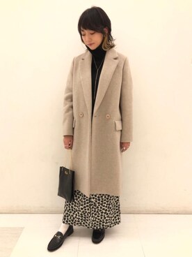 Seina Yamanamiさん（レディース・162cm）の冬コーディネート