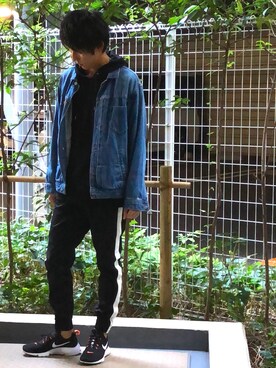 「JOURNAL STANDARD relume（ジャーナルスタンダード　レリューム）のアイテム（デニムジャケット）」を使った、YASUHIROさん（メンズ・175cm）の秋コーディネート