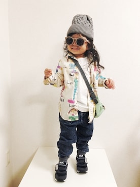 asairo 𓇼 さん（キッズ・90cm）の秋コーディネート