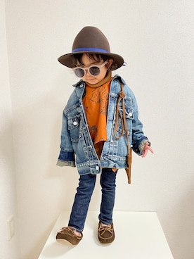 asairo 𓇼 さん（キッズ・90cm）の冬コーディネート