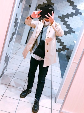 「アイテム（PC・スマホグッズ/家電）」を使った、しゅたさん（メンズ・172cm・20代）の春コーディネート