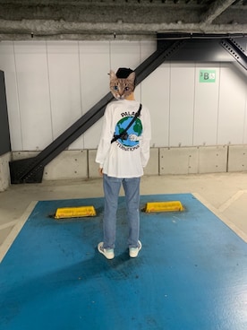 「palace」｜「アイテム（キャップ）」を使った、ジェイソン尾妻さん（メンズ・179cm）の秋コーディネート
