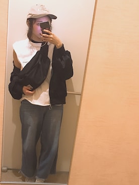 「ANOTHER BRANCH（アナザーブランチ）のアイテム（パンツ）」を使った、奏さん（レディース・154cm）の春コーディネート