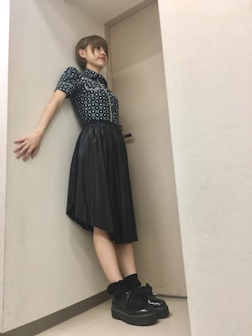 「LILIDIA（リリディア）のアイテム」を使った、城戸さくら(さくさん)さん（レディース・158cm）の秋コーディネート