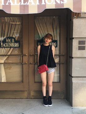 城戸さくら(さくさん)さん(レディース・158cm)の夏コーディネート