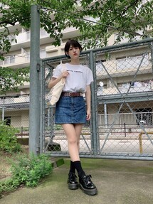 GAP（ギャップ）の「Gap Tencel ミニペンシルスカート（デニム