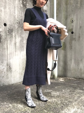 「PIERRE HARDY」｜SAAAGE boutiqueさん（レディース・158cm）の秋コーディネート