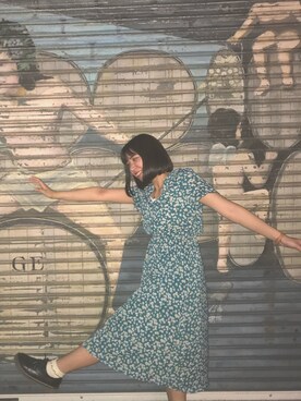 「BASE（ベース）のアイテム（ワンピース/ドレス）」を使った、EMIさん（レディース・155cm）の夏コーディネート