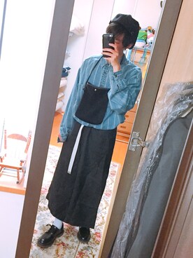 「H&M（エイチ・アンド・エム）のアイテム（ローファー）」を使った、もりもりさん（メンズ・167cm）の夏コーディネート