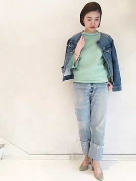 「JOURNAL STANDARD（ジャーナルスタンダード）のアイテム（ブルゾン）」を使った、oomoriさん（レディース・160cm）の冬コーディネート