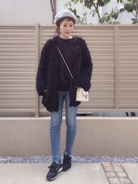 「アイテム（ピアス（両耳用））」を使った、syk***さん（レディース・158cm・30代）の冬コーディネート