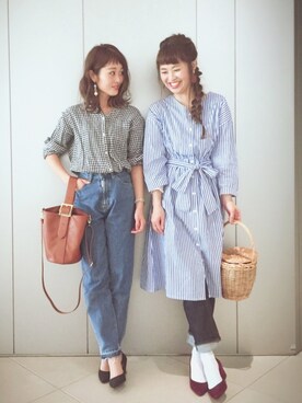 「アイテム（ピアス（両耳用））」を使った、syk***さん（レディース・158cm・30代）の冬コーディネート