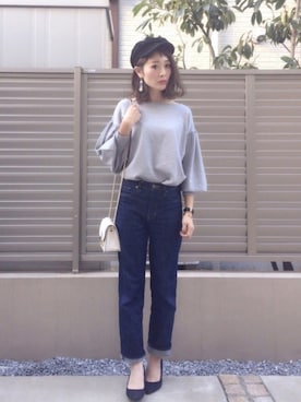 「アイテム（ピアス（両耳用））」を使った、syk***さん（レディース・158cm・30代）の冬コーディネート