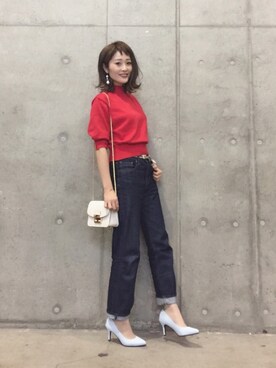 「アイテム（ピアス（両耳用））」を使った、syk***さん（レディース・158cm・30代）の冬コーディネート