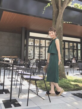 「アイテム（ピアス（両耳用））」を使った、syk***さん（レディース・158cm・30代）の夏コーディネート