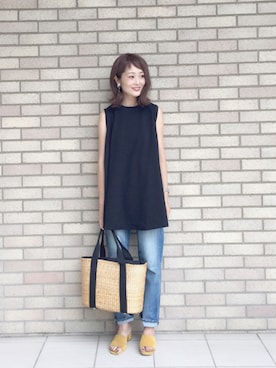 「アイテム（ピアス（両耳用））」を使った、syk***さん（レディース・158cm・30代）の夏コーディネート
