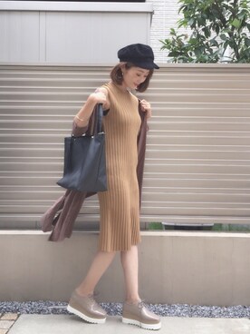 「アイテム（ピアス（両耳用））」を使った、syk***さん（レディース・158cm・30代）の秋コーディネート